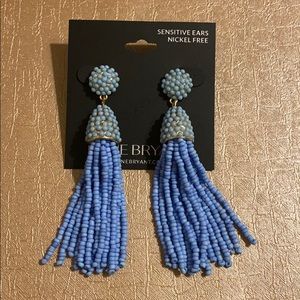 Lane Bryant Blue Earrings (Costume Jewelry)